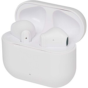 Altais recycled plastic True Wireless Bluetooth® headset, white