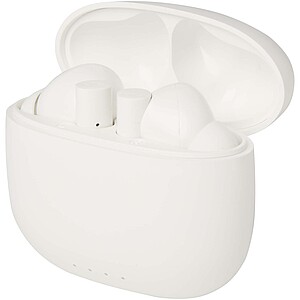 Alterf recycled plastic True Wireless Bluetooth® headset with silicone eartips, white