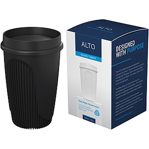 Alto POP 350 ml tumbler with 360° lid, black