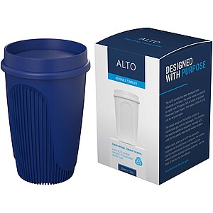 Alto POP 350 ml tumbler with 360° lid, blue