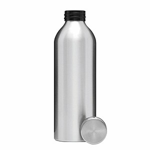 Alu-Drinking bottle JUMBO TRANSIT,silver