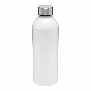 Alu-Drinking bottle JUMBO TRANSIT, white