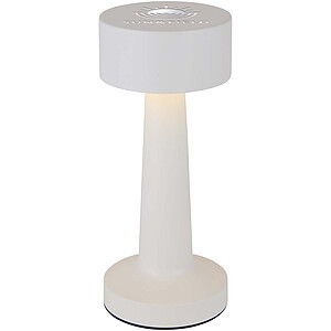 Aludra rechargeable dimmable table lamp with 3 light modes, white