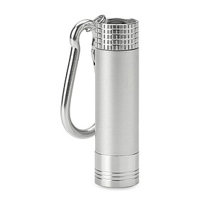 Aluminium/ABS LED key ring