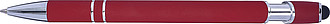Aluminium ballpen with rubber coating and rubber tip for capacitive screens.
