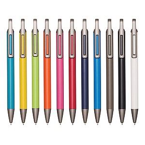 Aluminium ballpoint pen, light green