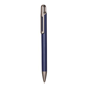 Aluminium ballpoint pen, navy blue