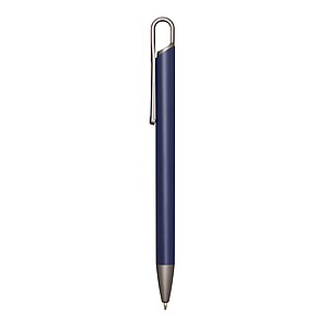 Aluminium ballpoint pen, navy blue