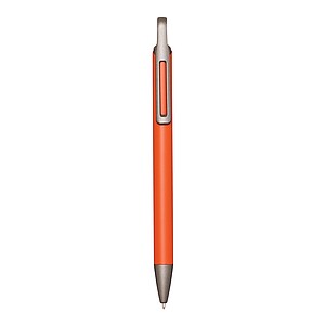 Aluminium ballpoint pen, orange