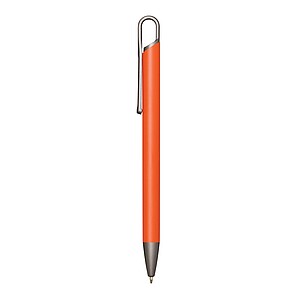Aluminium ballpoint pen, orange
