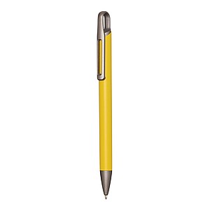 Aluminium ballpoint pen, yellow