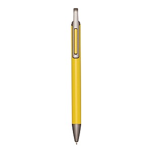 Aluminium ballpoint pen, yellow