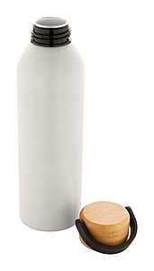 Aluminium bottle 600 ml, white