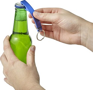 Aluminium bottle opener key chain