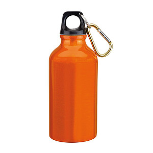 Aluminium drinking bottle "Transit", capacity approx. 400 ml,colour orange