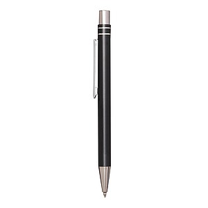 Aluminium gel ballpoint pen, black