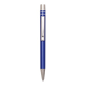 Aluminium gel ballpoint pen, blue