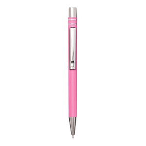Aluminium gel ballpoint pen, pink