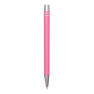 Aluminium gel ballpoint pen, pink
