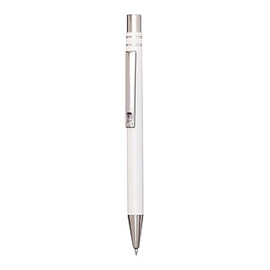 Aluminium gel ballpoint pen, white
