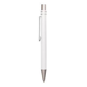 Aluminium gel ballpoint pen, white