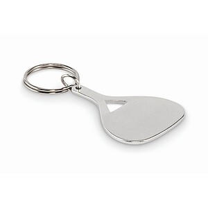 Aluminium key ring, matt silver