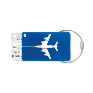 Aluminium luggage tag