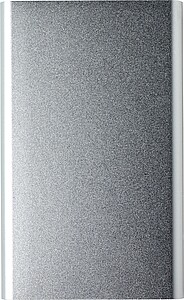 Aluminium power bank Ezra, silver