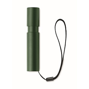 Aluminium rechargeable torch, dark green