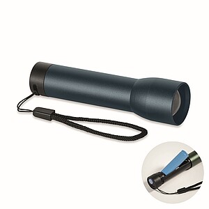 Aluminium rechargeable torch, french navy