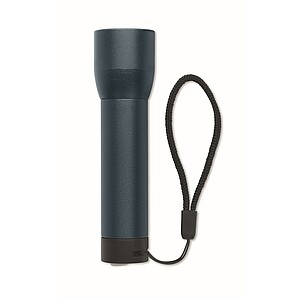 Aluminium rechargeable torch, french navy