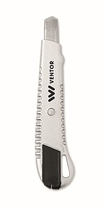 Aluminium retractable knife