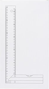 Aluminium set square Camila, silver