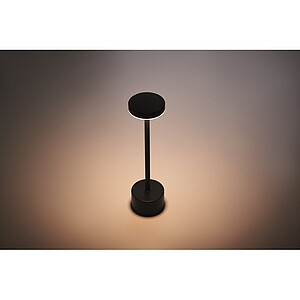 Aluminium table lamp, black