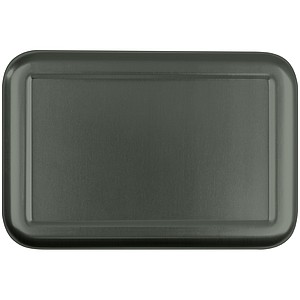 Aluminum lunch box with closure