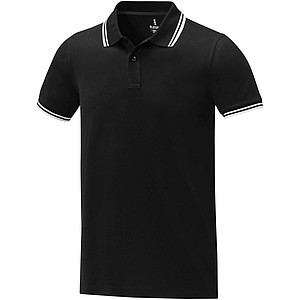 Amarago short sleeve mens tipping polo