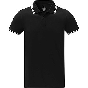 Amarago short sleeve mens tipping polo