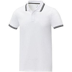 Amarago short sleeve mens tipping polo