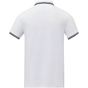 Amarago short sleeve mens tipping polo