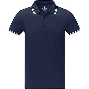 Amarago short sleeve mens tipping polo