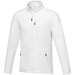 Amber mens GRS recycled full zip fleece jacket