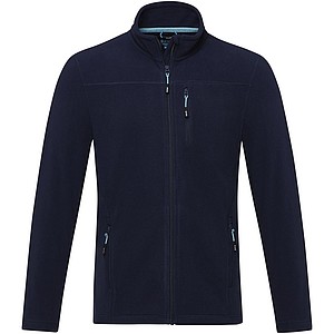 Amber mens GRS recycled full zip fleece jacket