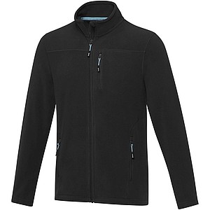 Amber mens GRS recycled full zip fleece jacket