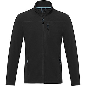 Amber mens GRS recycled full zip fleece jacket