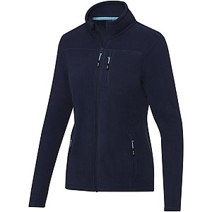 Amber womens GRS recycled full zip fleece jacket
