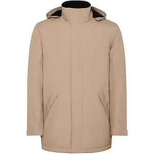 America mens padded parka jacket, dark sand