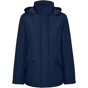 America womens padded parka jacket, navy