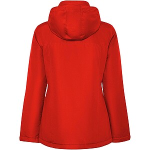 America womens padded parka jacket, red