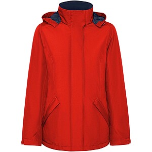 America womens padded parka jacket, red