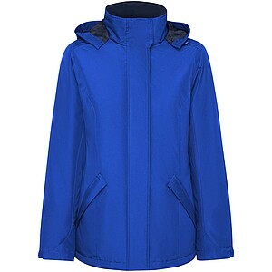 America womens padded parka jacket, royal blue
